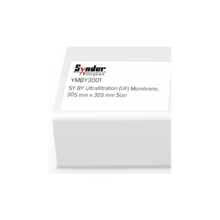 Sterlitech Synder Flat Sheet Membrane, BY, PVDF, UF, 305 x 305mm, 1/Pk YMBY3001